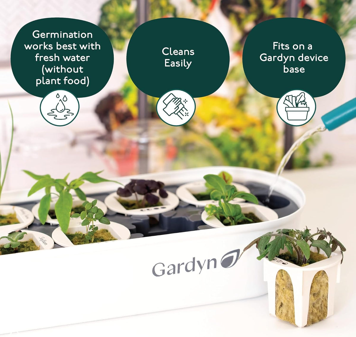 Indoor Garden Seed Starter Tray for Hydroponic Growing Systems O27503