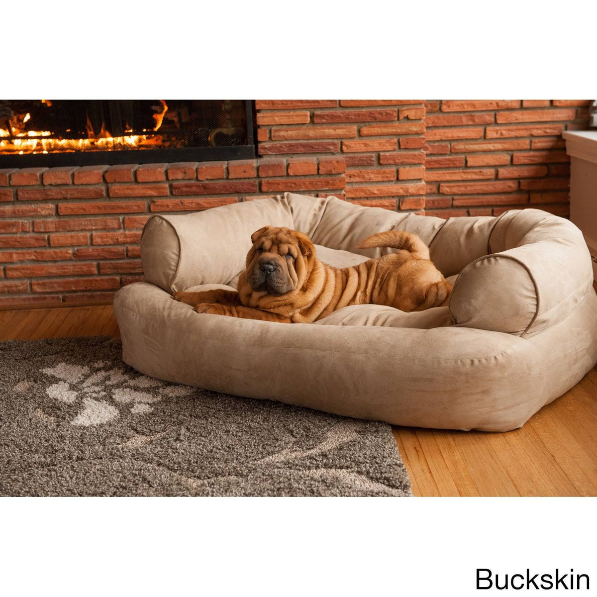 Camel Overstuffed Pet Sofa X-Large W1441