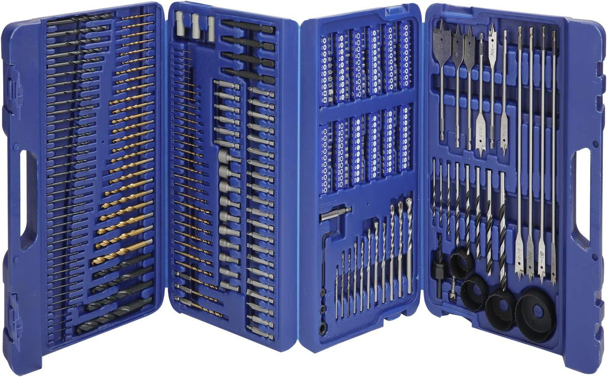 300-Piece Drill Bit Set with Storage Case E2777