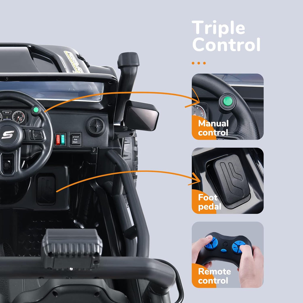 12V Electric Ride On Truck with Parental Remote Control B91021