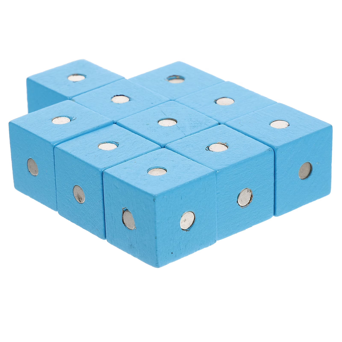 10pcs Wooden Magnetic Building Blocks Toy S8535