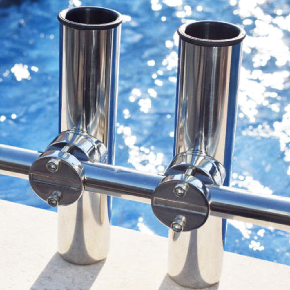 Stainless Steel Rail Mount Fishing Rod Holder N653354