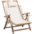 Foldable Recliner Chair with Armrest and Pillow W7376