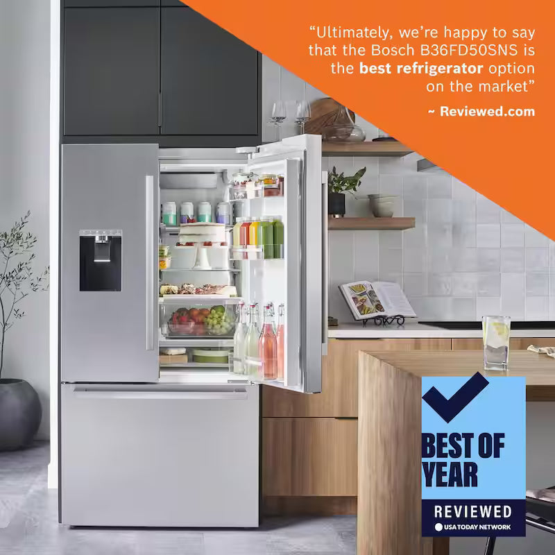 36 in. French Door Refrigerator with Ice and Water X10995