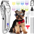 Cordless Pet Grooming Kit, USB Rechargeable Dog Hair Trimmer, Pack of 2 Z701