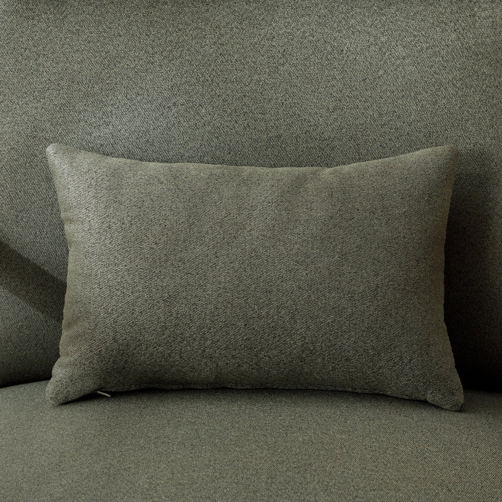 Mid-Century Modern Green Upholstered Accent Chair with Pillow F193111