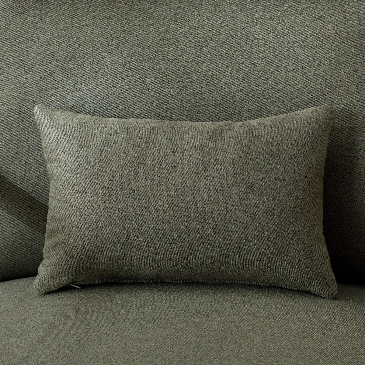 Mid-Century Modern Green Upholstered Accent Chair with Pillow F193111