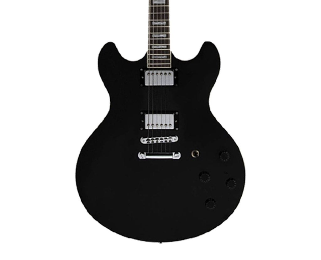 Black Semi-Hollowbody Electric Guitar I38367
