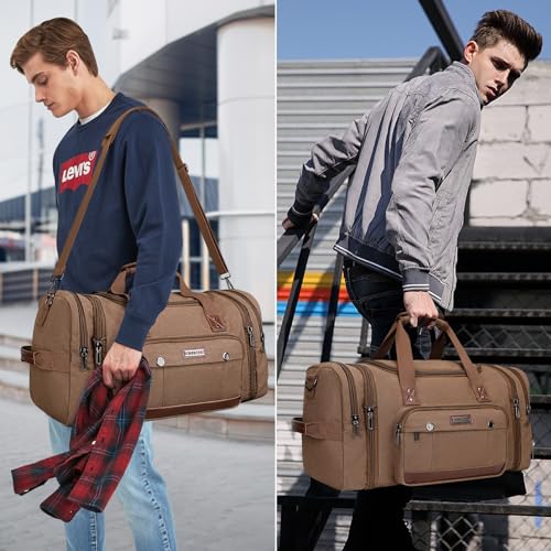 Canvas Weekender Travel Bag U24986