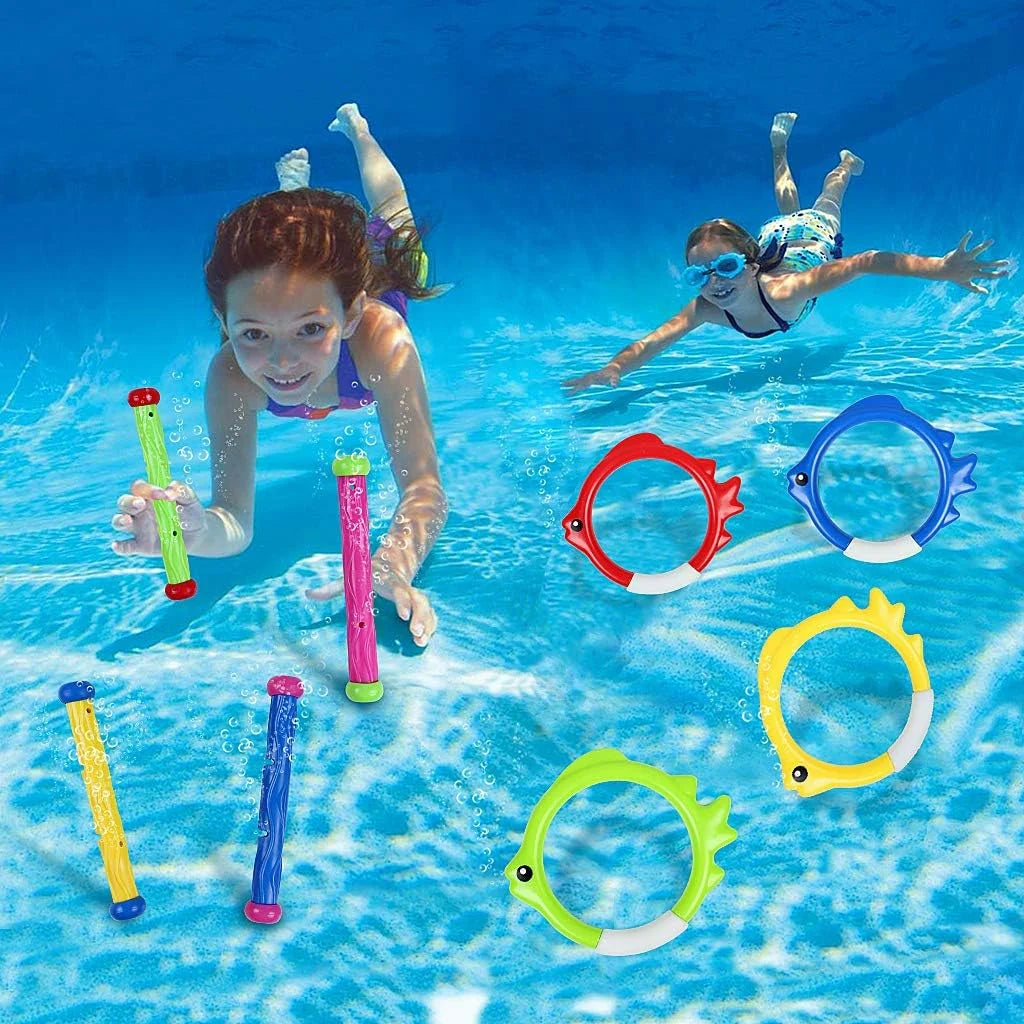 31 Pcs Pool Diving Toys with Storage Bag B6521