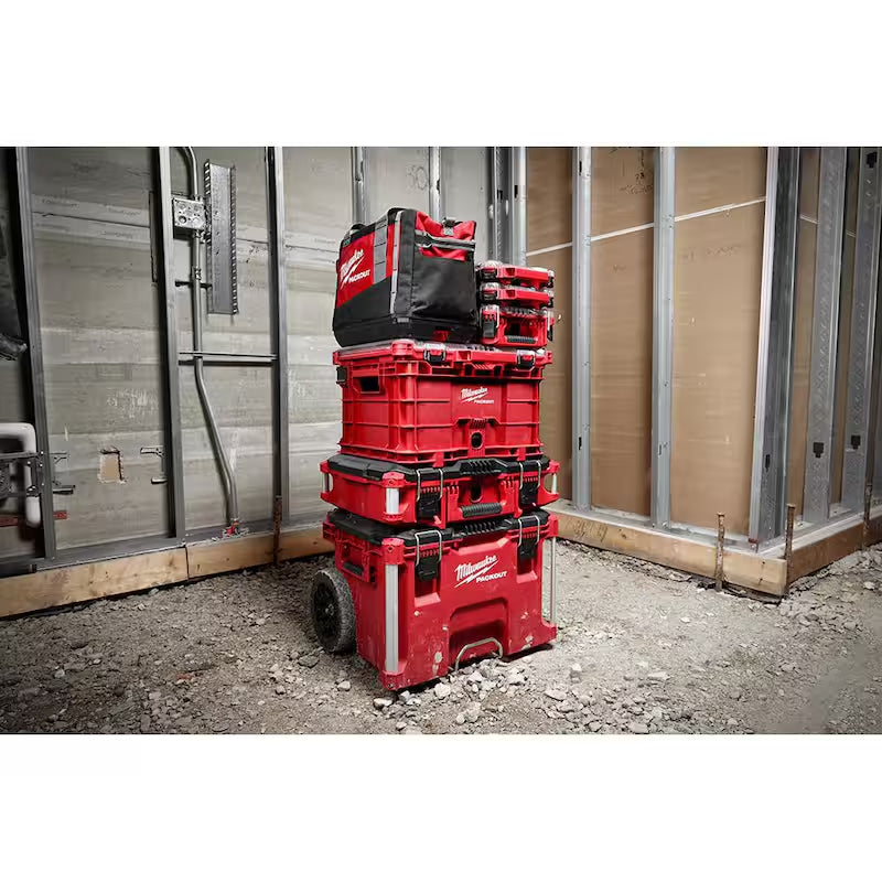 18.6 in. Tool Storage Crate Bin with Carrying Handles A97587