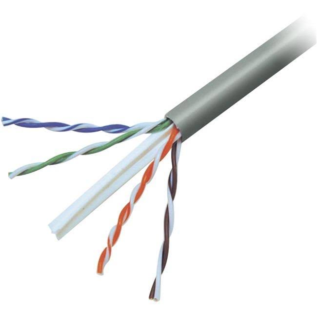 Cat6 Solid Bulk Cable, Plenum - 500 ft Network Cable U228888