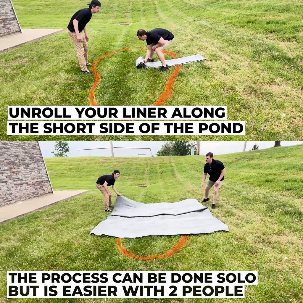 45 Mil EPDM Rubber Pond Liner Combo Z15360