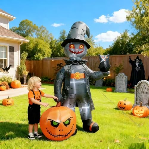 8FT Halloween Inflatable Decoration with LED Lights L594