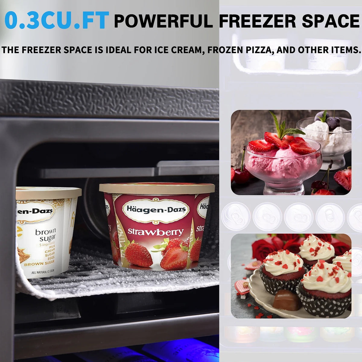4.5cu.Ft Mini Fridge Black U23829