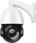 5MP PTZ PoE IP Security Camera with 20x Optical Zoom, 260ft IR Night Vision, IP66 Waterproof N837131