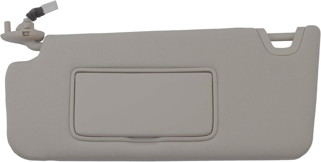 Gray Left Driver Side Sun Visor with Light X951