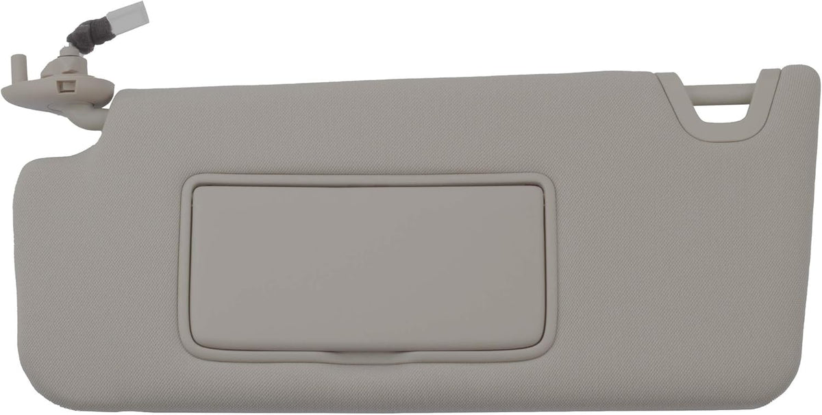 Gray Left Driver Side Sun Visor with Light X951