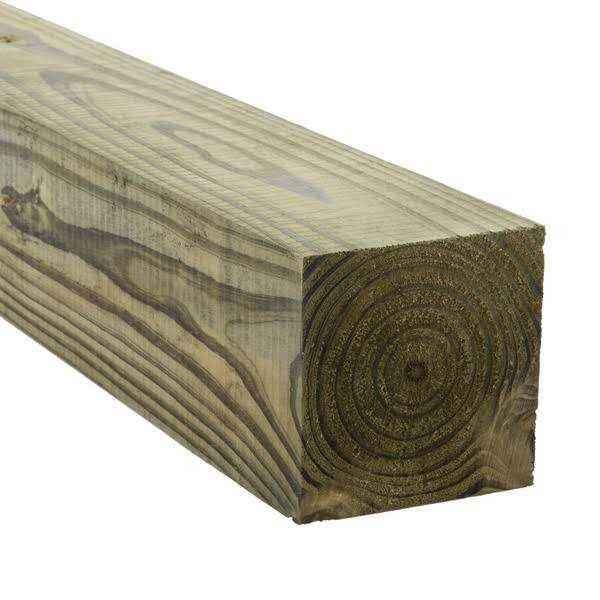 4-in x 4-in x 10-ft #2 Southern Yellow Pine Ground Contact Pressure Treated Lumber P526