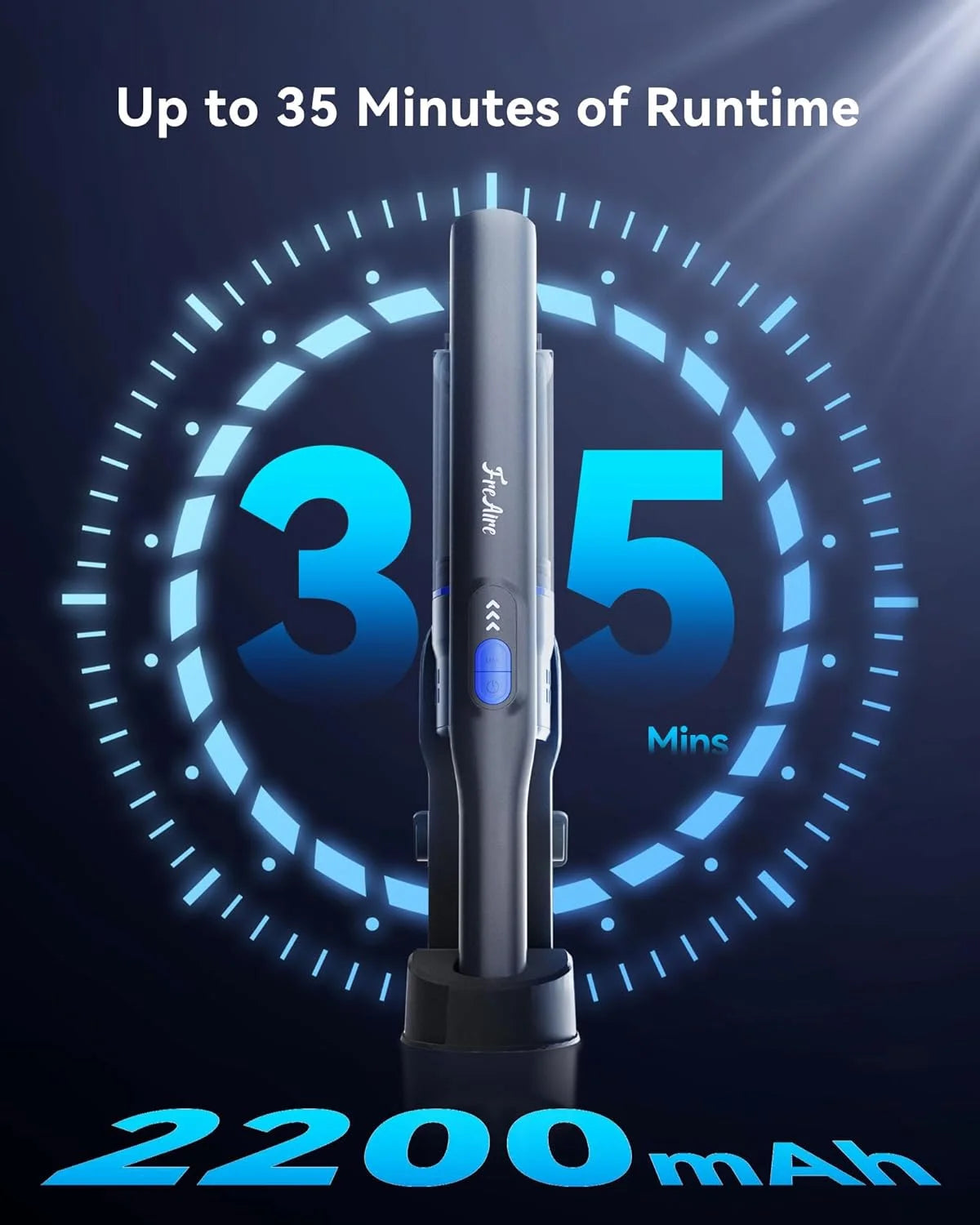 Handheld Vacuum Cordless, 20KPa, 35 Mins Runtime with Fast Charging Dock, One-Touch Empty H6115