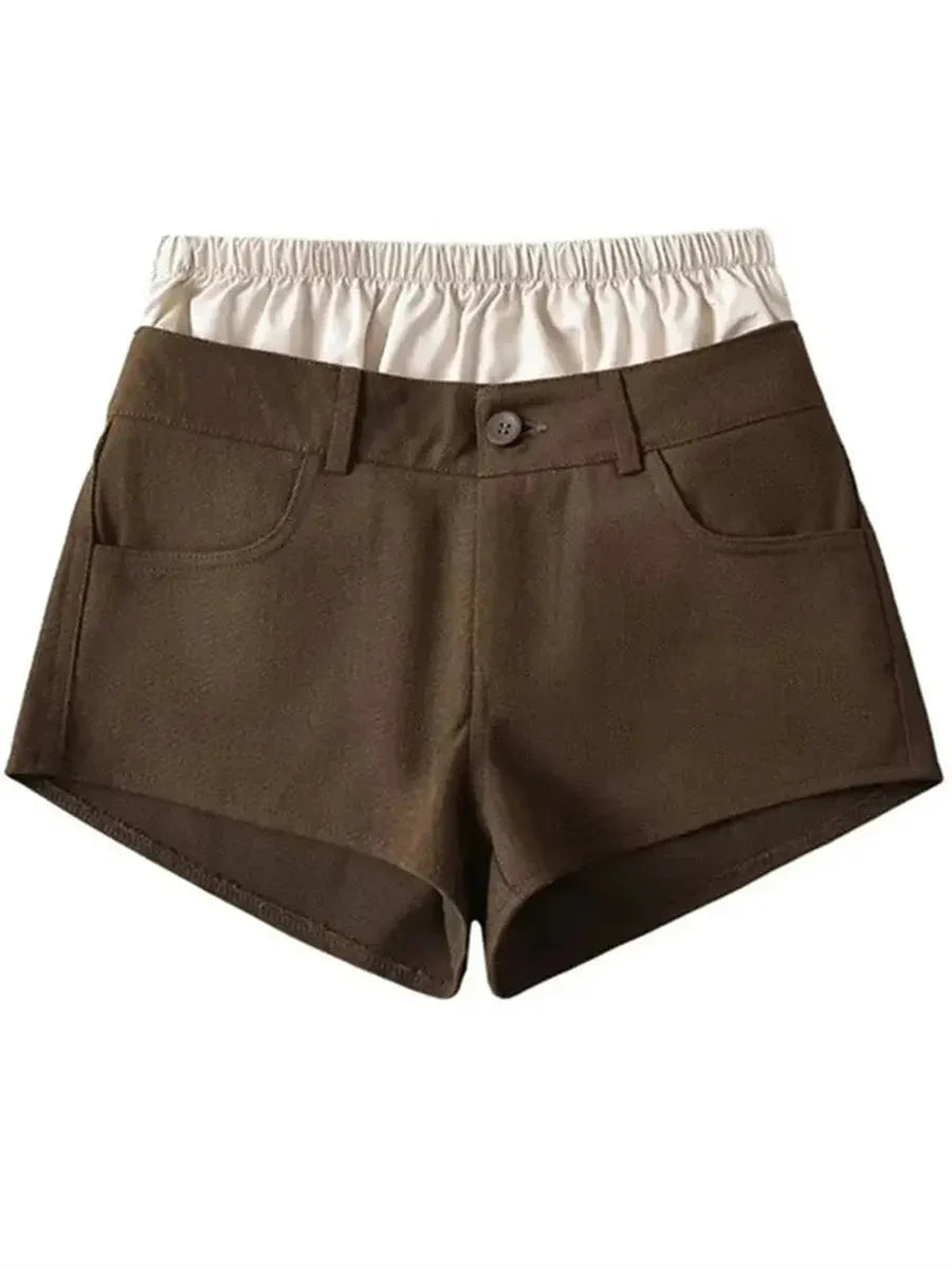 2 Pcs Low Waist Shorts K5426