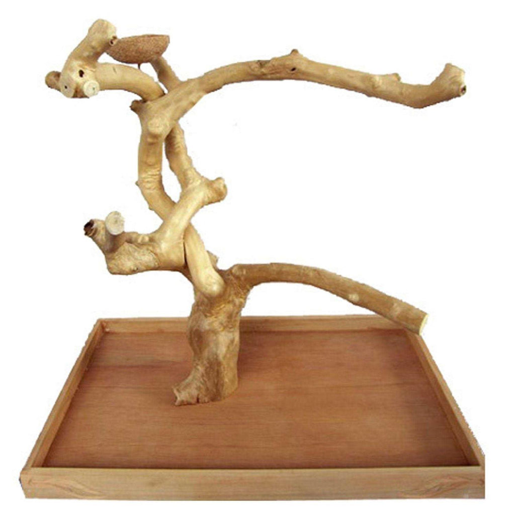 Java Wood Table Top Play Stand Q65125