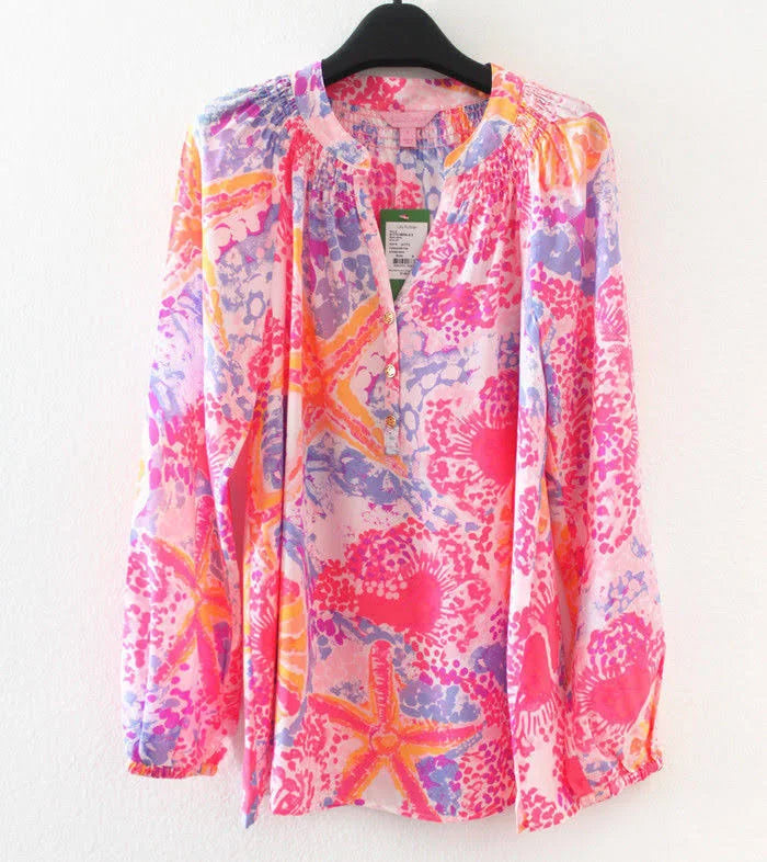 Paradise Pink Bohemian Beach Top G876459