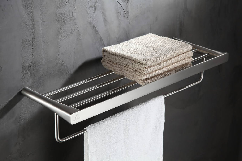 Brushed Nickel Towel Rack H7066