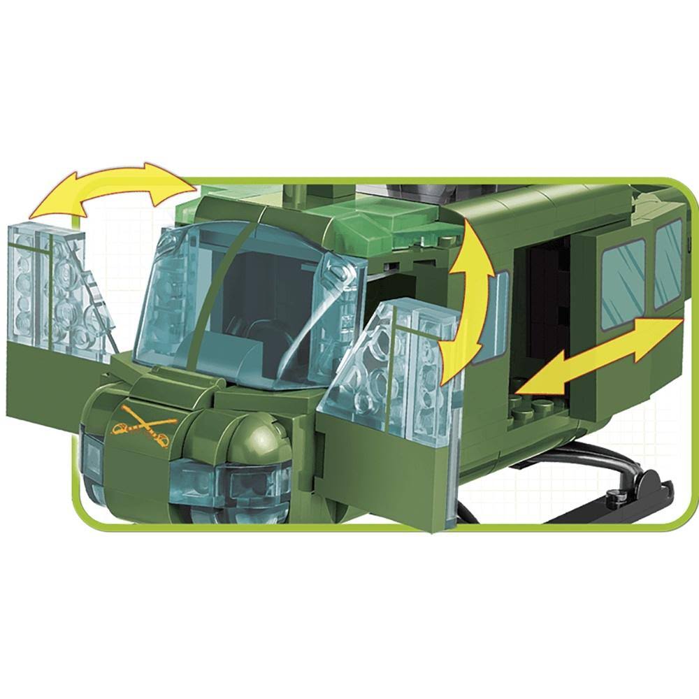 410 Pieces Vietnam War Air Cavalry Building Set D2160