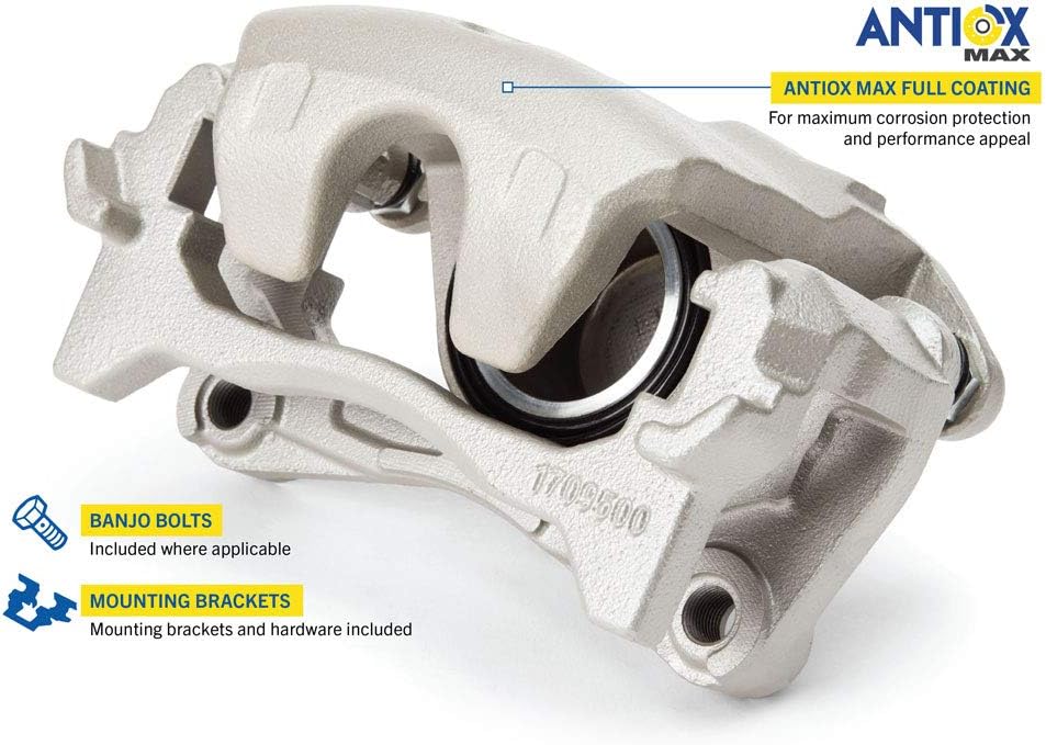 Front Brake Kit Calipers Rotors Ceramic Pads Z79815