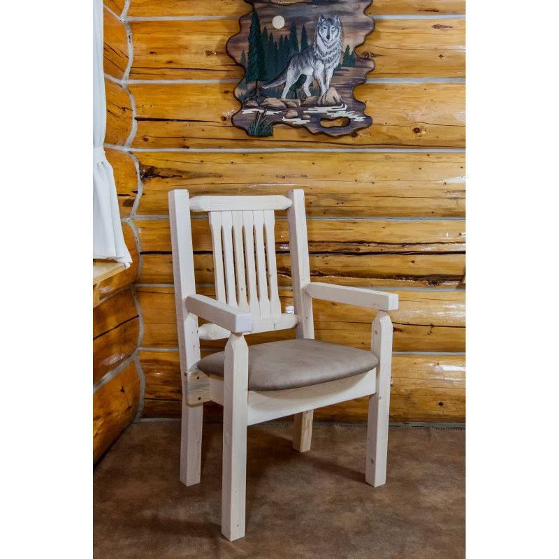 Buckskin Pattern Captains Chair D9933