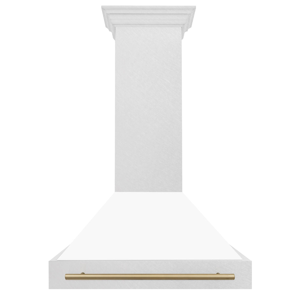 36 Inch Stainless Steel Range Hood with White Matte Shell H255