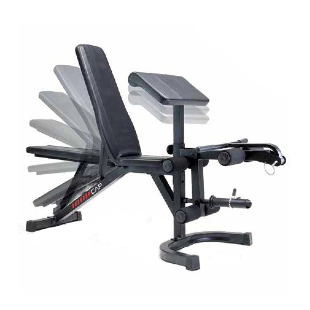 Adjustable Utility Weight Bench with Preacher Curl and Leg Press Attachment P45029
