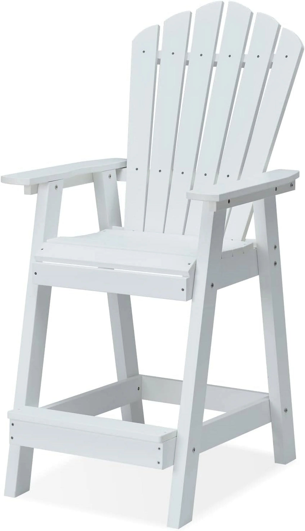 White Poly Lumber Adirondack Chair R5163