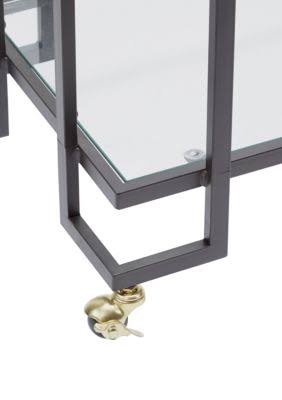 Gold 2-Tier Serving Cart E903103