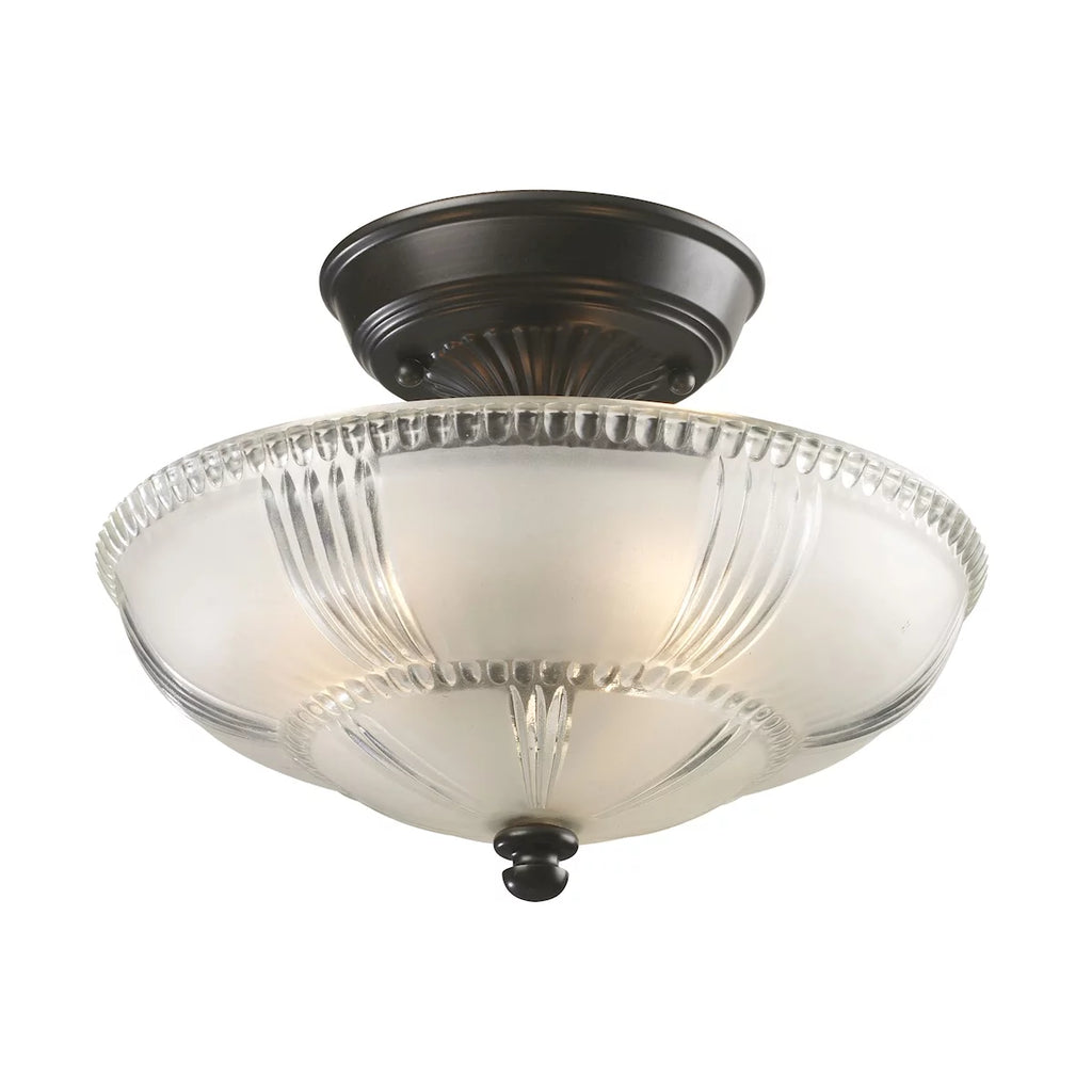 3 Light Semi Flush Mount D8519