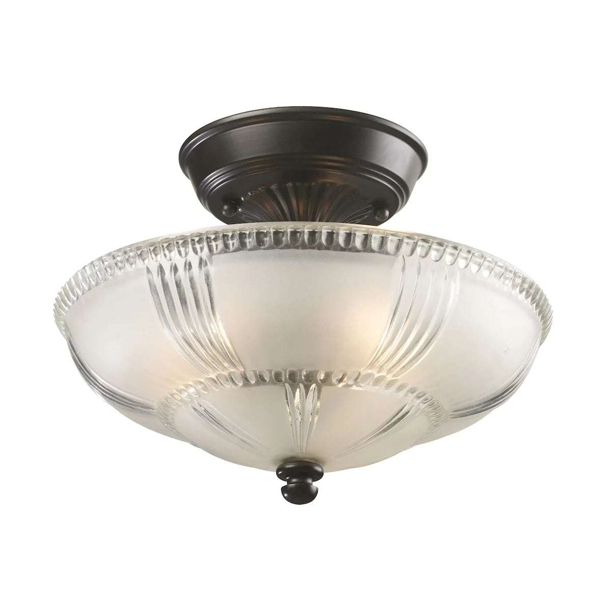 3 Light Semi Flush Mount D8519