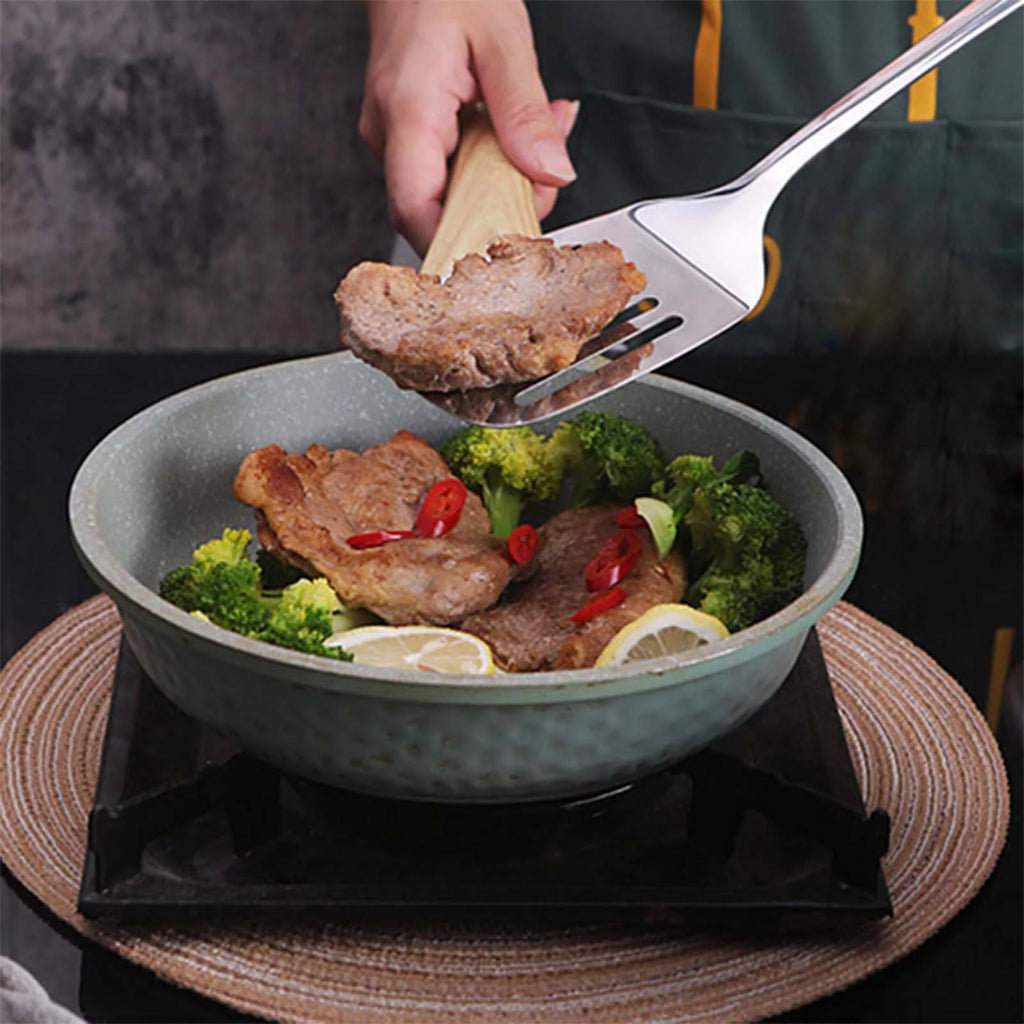 6 Pcs Stainless Steel Cooking Utensils Set with Holder I6226