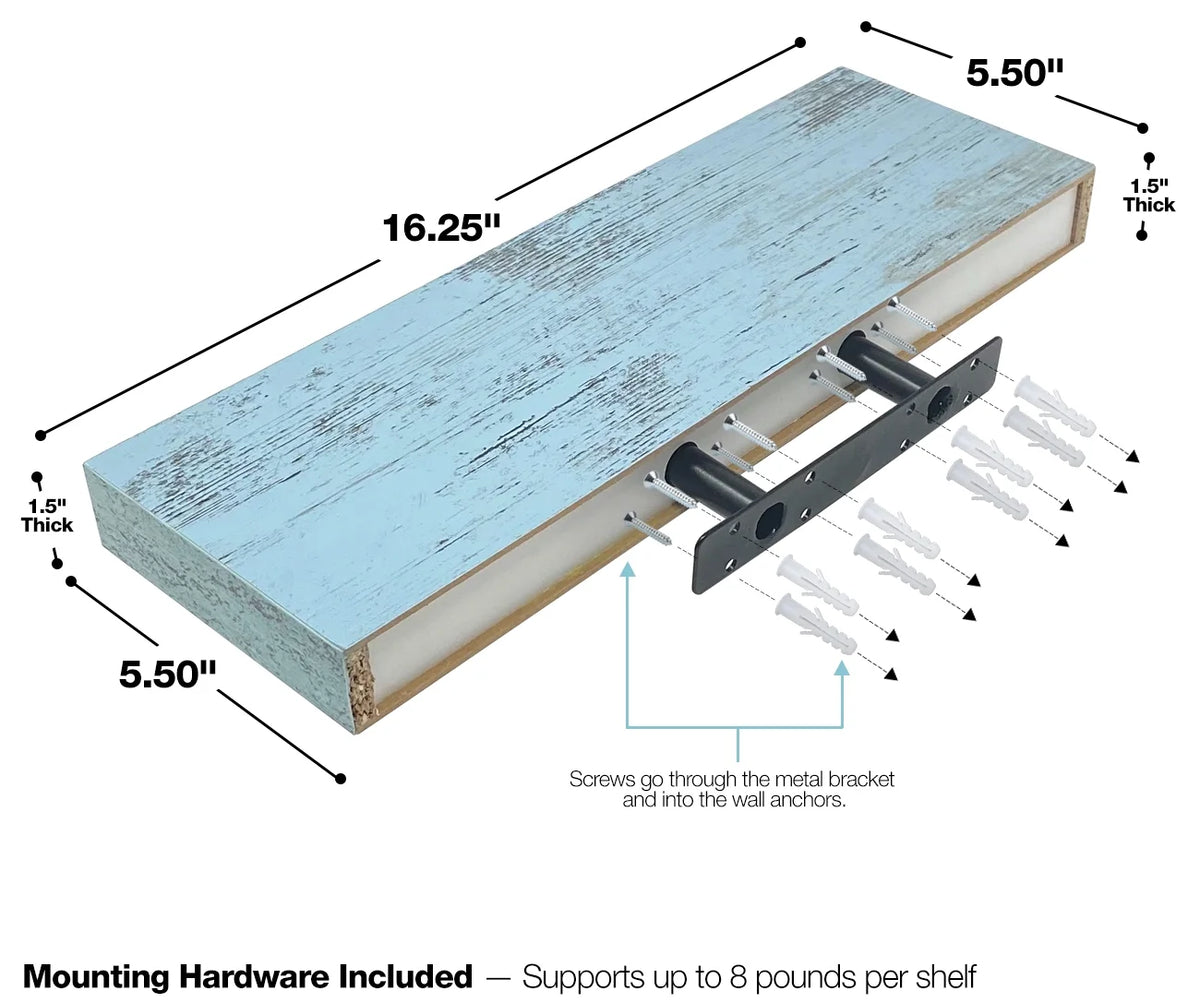 3-Pack Floating Shelves B9112
