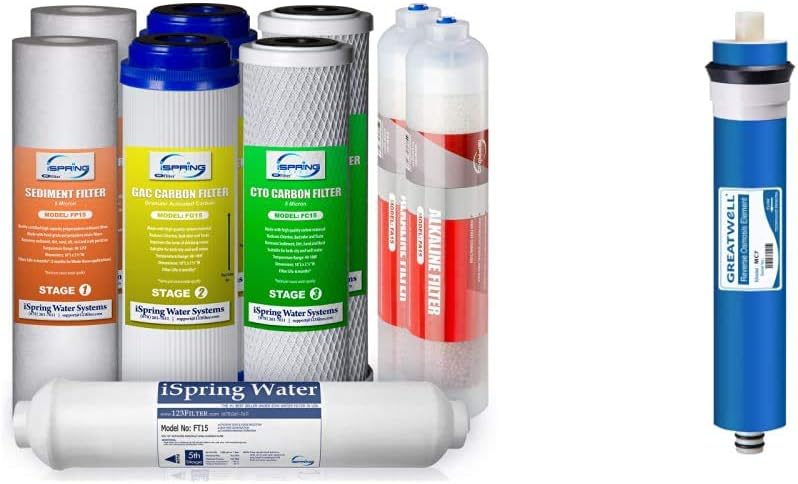 1-Year Reverse Osmosis Water Filter Replacement Cartridge Pack Set E326