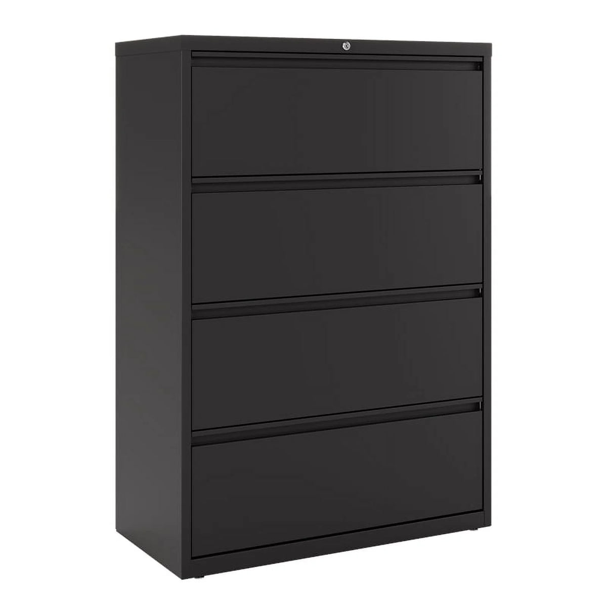 36" Wide 4 Drawer Metal Lateral File Cabinet Black K87193
