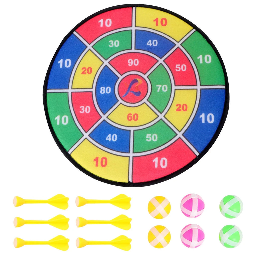 Sticky Ball Shooting Toy Party Game Supplies (30cm, 6pcs Sticky Ball and 6pcs Darts) I774784