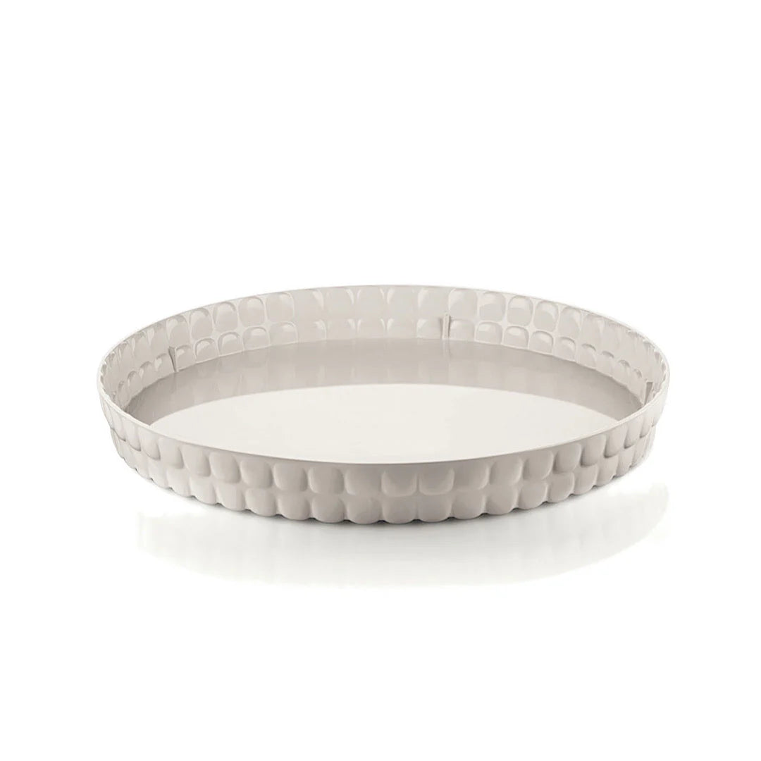 Round tray Taupe D811869