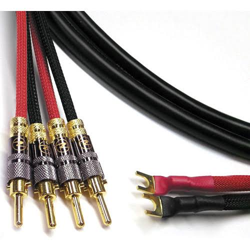 11 AWG Speaker Cable 2 Spade to 4 Banana S687919