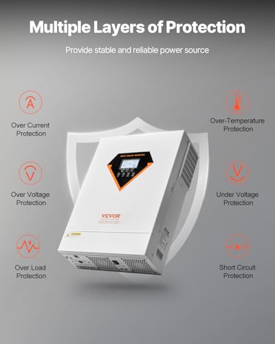 6000W Pure Sine Wave Hybrid Solar Inverter O1488