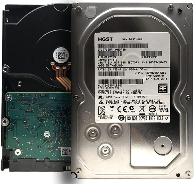 4TB 7200RPM 64MB Cache SATA 6Gb/s 3.5-inch Enterprise Hard Drive (Renewed) Pack of 2 L34767