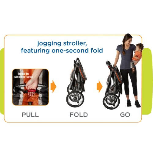 FastAction Fold Jogger Click Connect Stroller C376694