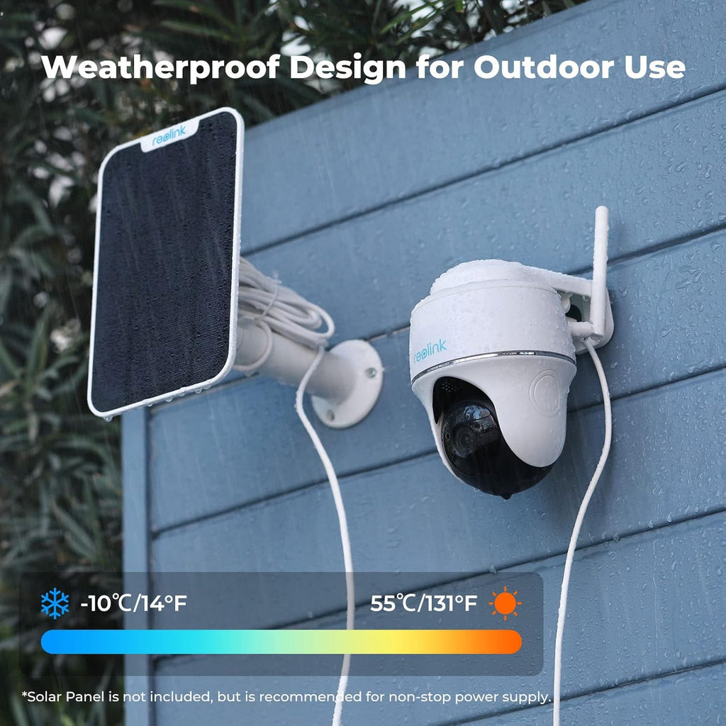 2K Wireless Solar Battery Camera with PIR Motion Sensor K981