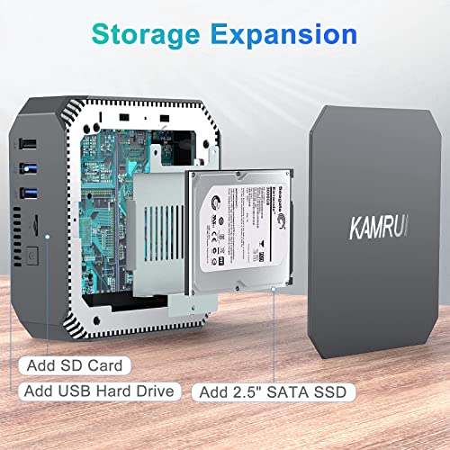 Mini PC Ryzen 7 5700U 16GB DDR4 RAM 512GB NVME SSD H773505