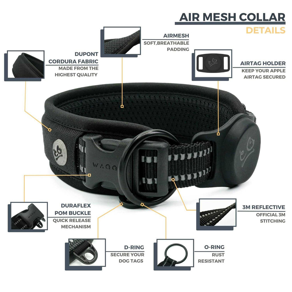 Adjustable Reflective Padded Dog Collar T895393